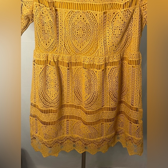 Mustard Piper & Scoot Dress size large - Picture 3 of 10